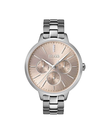 Hugo Boss Symphony Silver Steel champagne dial 36mm Women's watch 1502421