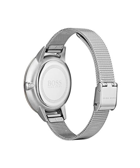 Hugo Boss Symphony Silver Steel Bronze Dial 38mm Women's Watch 1502423