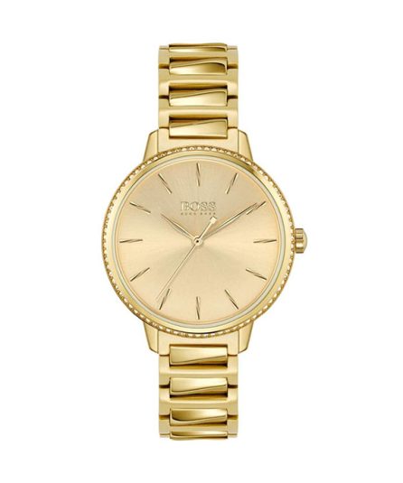 Hugo Boss Signature Gold Steel gold dial 36mm Women's watch 1502541