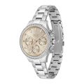 Hugo Boss Hera Silver Steel Gold Dial 38mm Women's Watch 1502565