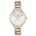 Hugo Boss Signature Silver/Rose Gold Steel Silver Dial 36mm Ladies Watch 1502567