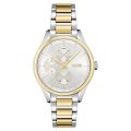 Hugo Boss Grand Course Silver/Gold Steel silver dial 44mm Women's watch 1502585