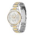 Hugo Boss Grand Course Silver/Gold Steel silver dial 44mm Women's watch 1502585