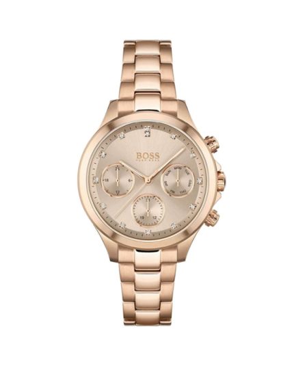 Hugo Boss Rose gold Steel rose gold dial 38mm Women's watch 1502592