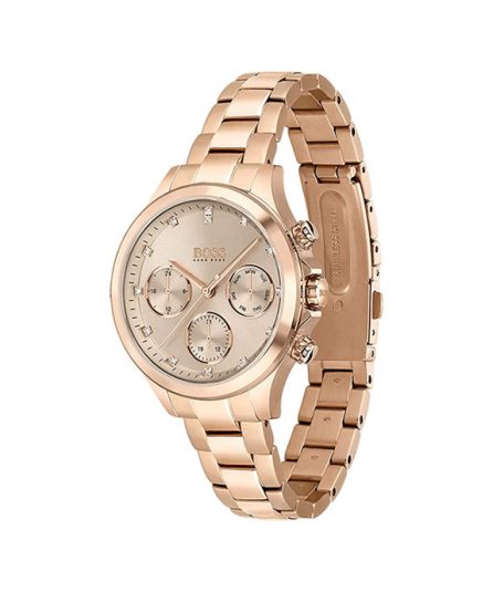 Hugo Boss Rose gold Steel rose gold dial 38mm Women's watch 1502592