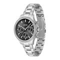 Hugo Boss Hera Silver Steel black dial 38mm Women's watch 1502593