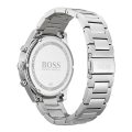 Hugo Boss Pioneer Silver Stål svart urtavla 44mm Herrklocka 1513712