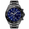 Hugo Boss Oceans Edition Black Steel Blue Dial 44mm Men's Watch 1513743