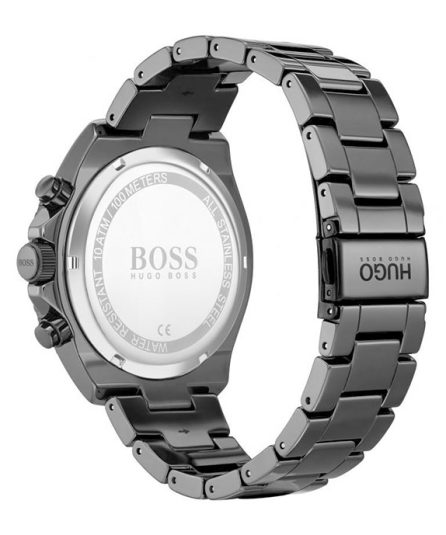 Hugo Boss Oceans Edition Black Steel Blue Dial 44mm Men's Watch 1513743