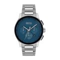 Hugo Boss Contemporary Silver Steel blue dial 42mm Men's watch 1513763