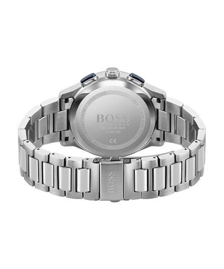 Hugo Boss Contemporary Silver Steel blue dial 42mm Men's watch 1513763