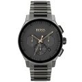 Hugo Boss Contemporary Svart Stainless Steel Black Dial 44mm Men's Watch 1513814