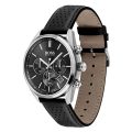 Hugo Boss Champion Black Leather black dial 44mm Men's watch 1513816