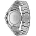 Hugo Boss Champion Silver Stainless Steel Black Dial 44mm Men's Watch 1513871