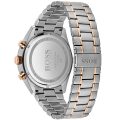 Hugo Boss Champion Silver/Rose Gold Steel Black Dial 44mm Men's Watch 1513819