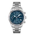 Hugo Boss Pilot Silver Steel blue dial 44mm Men's watch 1513850