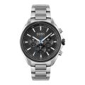 Hugo Boss Distinct Silver Steel black dial 44mm Men's watch 1513857