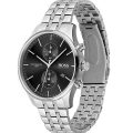 Hugo Boss Associate Silver Stainless Steel Black Dial 42mm Men's Watch 1513869