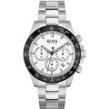 Hugo Boss Hero Silver Steel white dial 44mm Men's watch 1513875