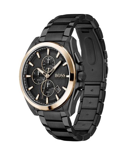 Hugo Boss Grandmaster Sport Lux Black Steel black dial 44mm Men's watch 1513885