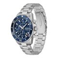 Hugo Boss Admiral Silver Steel blue dial 44mm Men's watch 1513907