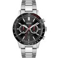 BOSS Allure Silver Steel Black Dial 46mm Men's Watch 1513922