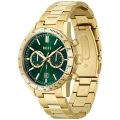 BOSS Allure Gold Steel green dial 42mm Men's watch 1513923