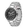 BOSS Volane Volane Silver Steel black dial 44mm Men's watch 1513949