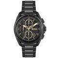 BOSS Volane Volane Black Steel black dial 44mm Men's watch 1513950