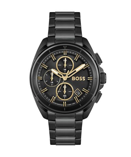 BOSS Volane Volane Black Steel black dial 44mm Men's watch 1513950