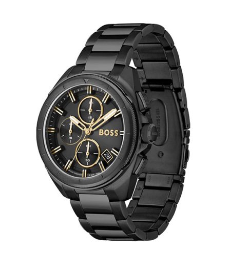 BOSS Volane Volane Black Steel black dial 44mm Men's watch 1513950