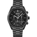 BOSS Champion Black Stainless Steel Black Dial 44mm Men's Watch 1513960