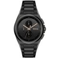 BOSS Steer Steer Chrono Black Steel black dial 44mm Men's watch 1514068