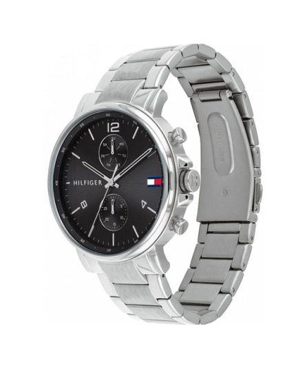 Tommy Hilfiger Silver Steel gray dial 44mm Men's watch 1710382