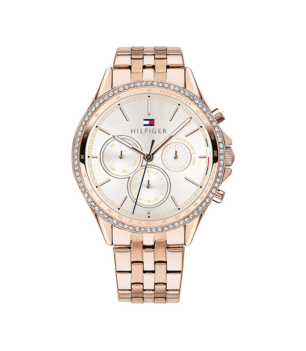 Tommy Hilfiger Ari Rose Gold Steel White Dial 38mm Women's Watch 1781978