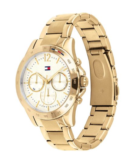 Tommy Hilfiger Haven Gold Steel Gold Toned Dial 38mm Women's Watch 1782195