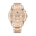 Tommy Hilfiger Haven Rose Gold Steel Rose Gold Toned Dial 38mm Women's Watch 1792197