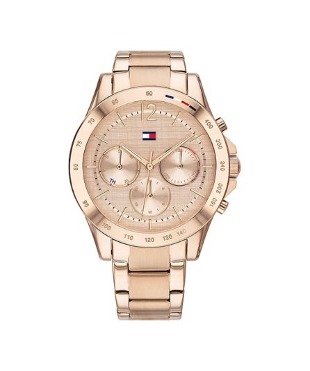 Tommy Hilfiger Haven Rose Gold Steel Rose Gold Toned Dial 38mm Women's Watch 1792197