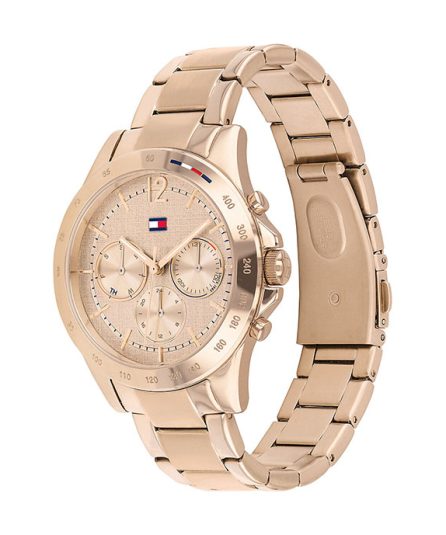 Tommy Hilfiger Haven Rose Gold Steel Rose Gold Toned Dial 38mm Women's Watch 1792197