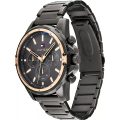 Tommy Hilfiger Mason Black Steel Black Dial 45mm Men's Watch 1791790