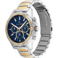 Tommy Hilfiger Mason Silver/Gold Steel Blue Dial 45mm Men's Watch 1791937