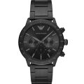 Emporio Armani Mario Black Stainless Steel Black Dial 42mm Men's Watch AR11242