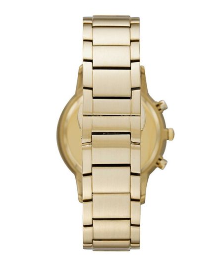 Emporio Armani Renato Gold Steel White Dial 43mm Men's Watch AR11332