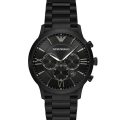 Emporio Armani Giovanni Black Steel black dial 43mm Men's watch AR11349