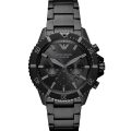 Emporio Armani Diver Black Steel Black Dial 43mm Men's Watch AR11363