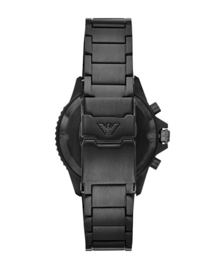 Emporio Armani Diver Black Steel Black Dial 43mm Men's Watch AR11363