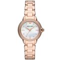 Emporio Armani Mia Rose Gold Steel Mother of Pearl Dial 32mm Women's Watch AR11523