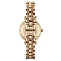 Emporio Armani Gianni T-Bar Gold Steel Mother of Pearl Dial 32mm Women's Watch AR1907