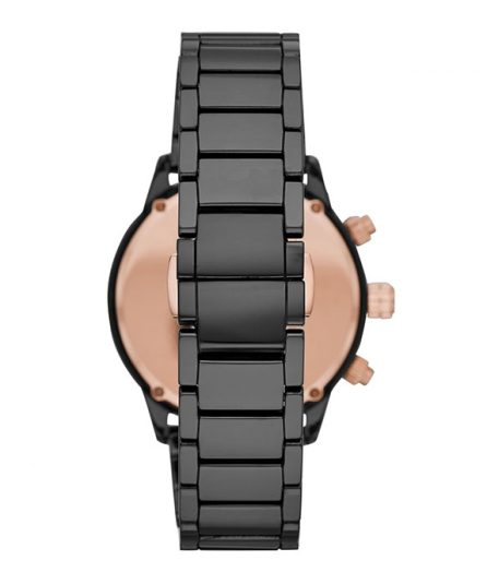 Emporio Armani Mario Black Steel black dial 43mm Men's watch AR70002