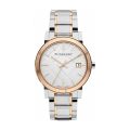 Burberry The City Silver/Rose Gold Steel White Dial 40mm Unisex Watch BU9006